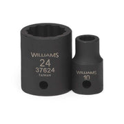 Socket, 1 5/8 Inch OAL, Shallow Impact, 25 MM Size