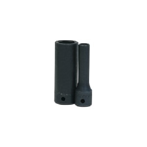 Williams Metric Impact Socket, 1/2" Drive, Type: Deep Socket, Style: 6-Point, Size: 21mm, Length: 3-1/4"