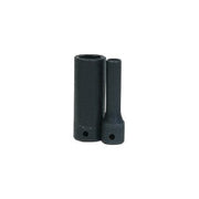 Williams Metric Impact Socket, 1/2" Drive, Type: Deep Socket, Style: 6-Point, Size: 22mm, Length: 3-1/2"