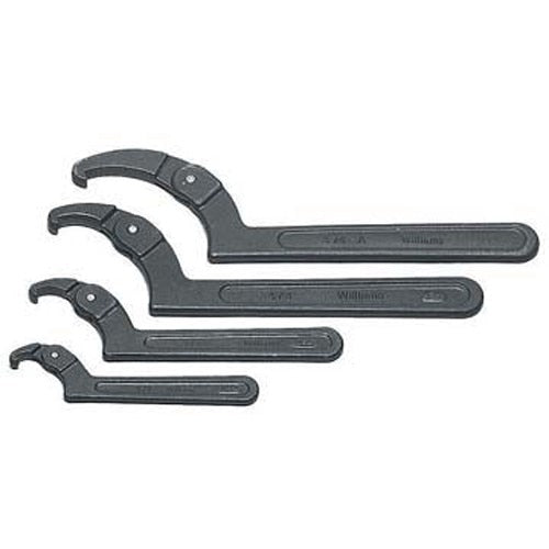Williams Adj. Hook Spanner 1-1/4 To 3"