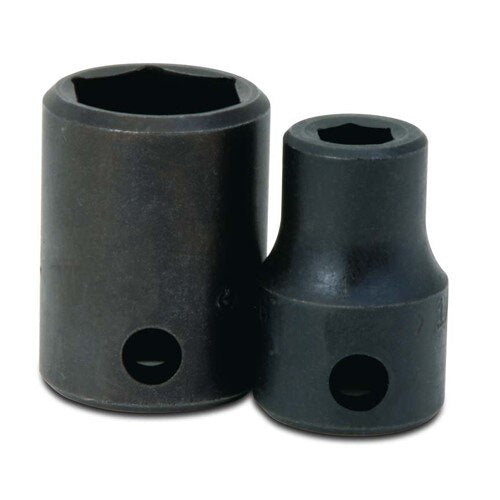 Socket, 1 1/2 Inch OAL, Shallow Impact, 12 MM Size
