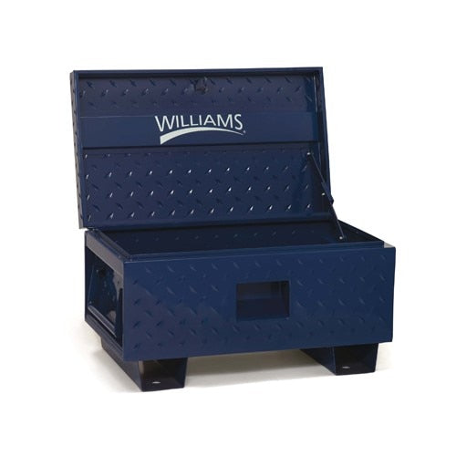 Williams Job Site Boxes - 48" W X 24" D X 27.5" H, Color: Blue