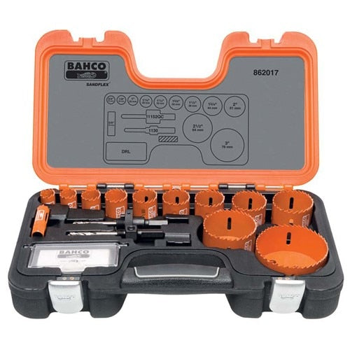 Bahco Professional Holesaw Set 17-Pcs