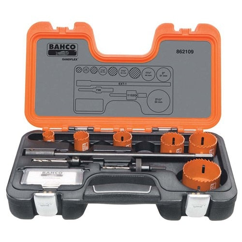 Bahco Electrician'S Holesaw Set 9-Pcs