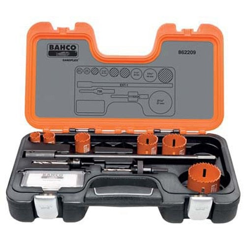 Bahco Plumber'S Holesaw Set 9-Pcs