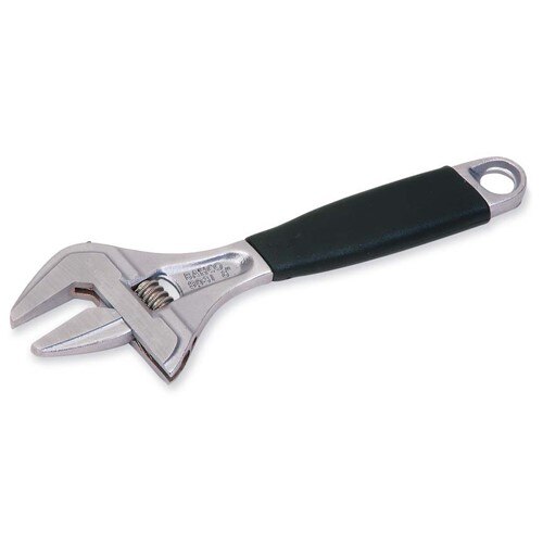 Bahco 8" Wide Mouth Adj Wrench-Chrome