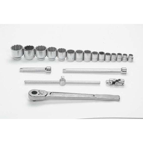 Socket, 2 1/2 Inch OAL, Shallow, 3/4 Inch Dr, 38 MM Size