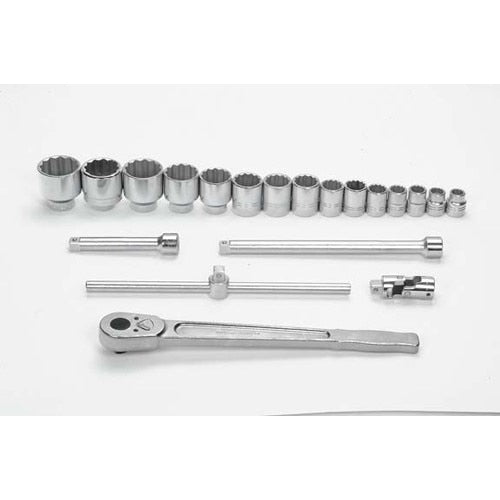 Socket, 3 1/8 Inch OAL, Shallow, 3/4 Inch Dr, 46 MM Size