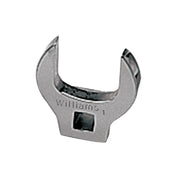 3/8 Drive 22 mm Open End Crowfoot Wrench, Satin Chrome Finish