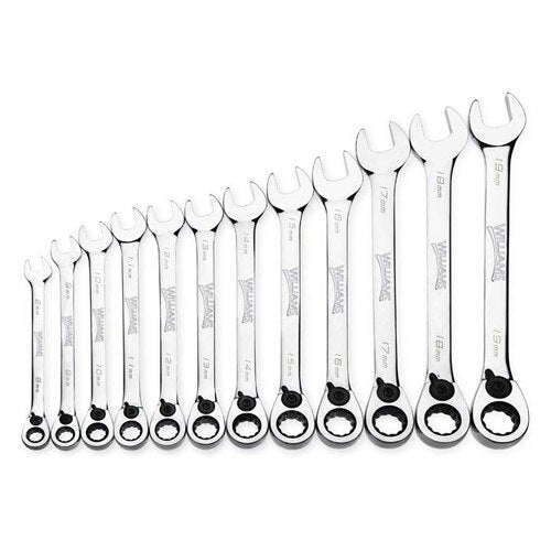 Williams Ratchet Combo Wrench Set 12-Pcs