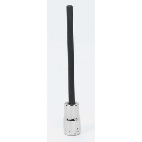 Socket Bit, 1/4 Inch Dr, 3/16 Inch Size, Hex, 3 Inch OAL