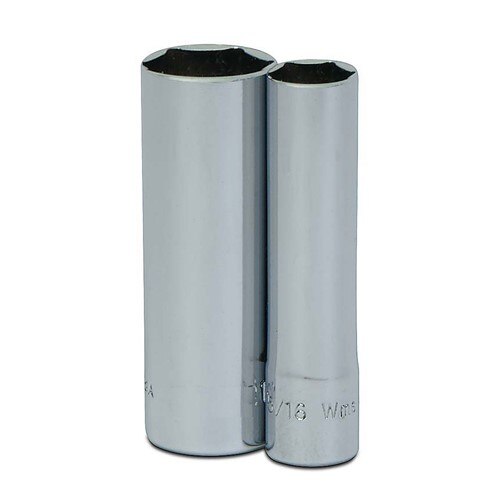 Socket, 2 Inch OAL, Deep, 1/4 Inch Dr, 1/4 Inch Size