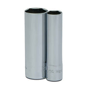 Socket, 2 Inch OAL, Deep, 1/4 Inch Dr, 1/2 Inch Size