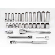Socket/Tool Set, 29 Pieces, 12-Point, 3/8 Inch Dr