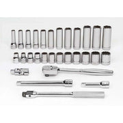 Socket/Tool Set, 29 Pieces, 12-Point, 3/8 Inch Dr
