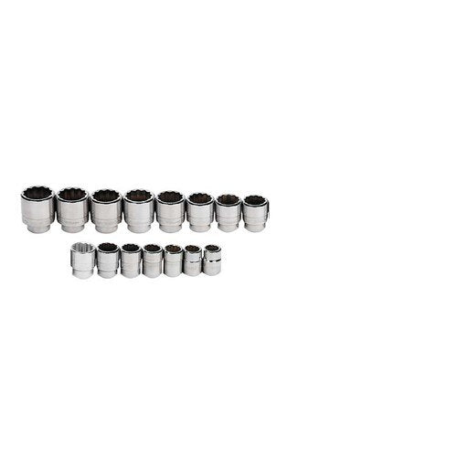 Socket Set, 15 Pieces, 3/4 Inch Dr, Shallow, 3/4 Inch Size