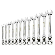 Williams Flex-Head Rat Combo Wrench Set 12-Pcs
