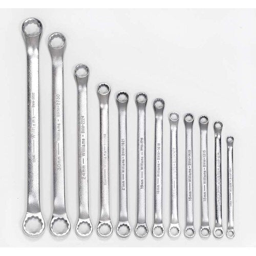 Williams Dbl Box Wrench Set 12 Pcs