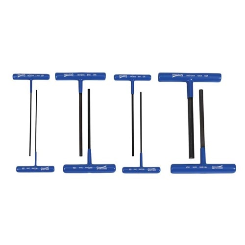 Williams 8pc. MM  6" Arm T-Key Set w/Pouch