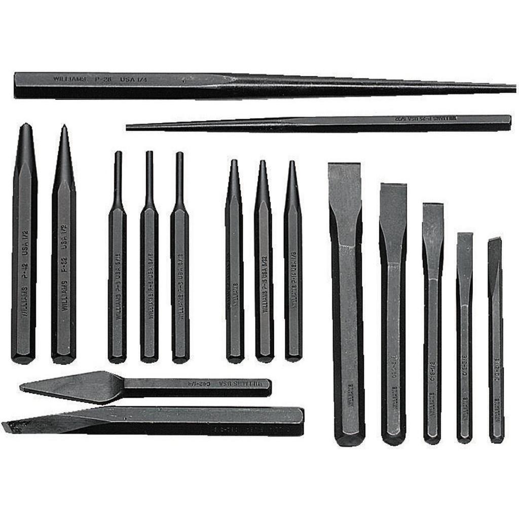 Williams 17-Pcs Punch & Chisel Set