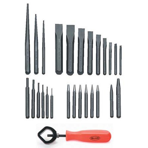 Williams 27-Pcs Punch & Chisel Set