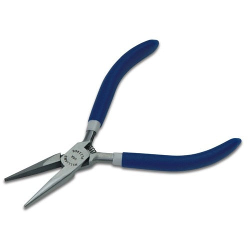 Long Nose Plier, Short Nose, 4 1/2 Inch OAL, 1 Inch Jaw