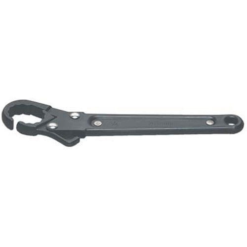 Flare Nut Wrench, 3/8 Inch Opening, 5 3/8 Inch OAL, SAE