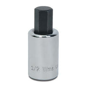 Socket Bit, 1/2 Inch Dr, 1/2 Inch Size, Hex, 1 1/2 Inch L