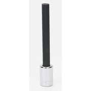 Socket Bit, 1/2 Inch Dr, 1/4 Inch Size, Hex, 1 1/2 Inch L