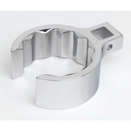 Crowfoot Wrench, Flare Nut, 1/2 Inch Dr, Satin-Chrome