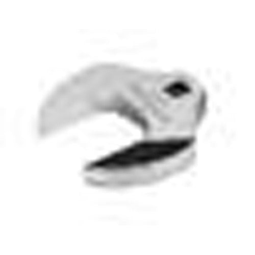 Crowfoot Wrench, Open End, 1/2 Inch Dr, Satin-Chrome