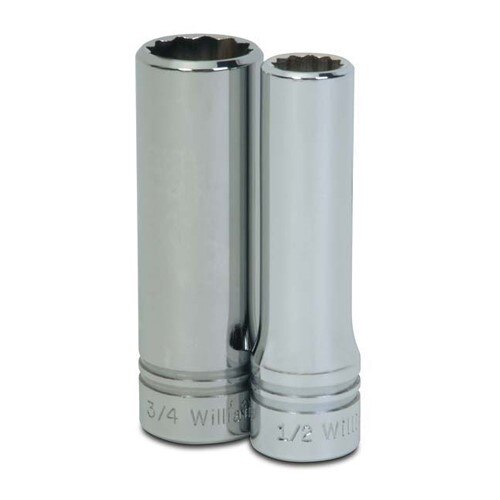 Socket, 3 1/4 Inch OAL, Deep, 1/2 Inch Dr, 1 1/16 Inch Size