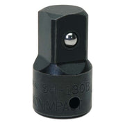 Williams 1/2" Dr Adaptor 1/2F X 3/4M Black