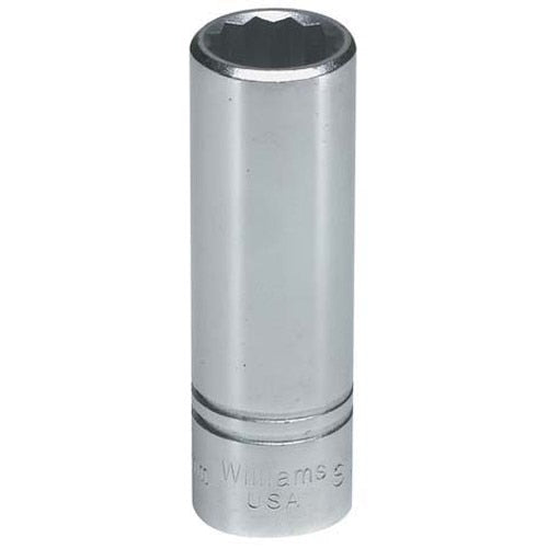 Socket, 3 1/4 Inch OAL, Deep, 1/2 Inch Dr, 18 MM Size