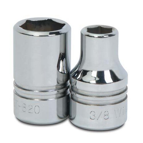 Socket, 1 1/2 Inch OAL, Shallow, 1/2 Inch Dr, 1/2 Inch Size