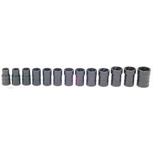 Socket Set, 13 Pieces, 3/8 Inch Dr, 3/8 Inch Size