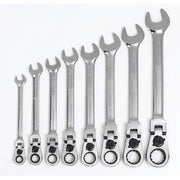 Williams Flex-Head Rat Combo Wrench Set 8-Pcs
