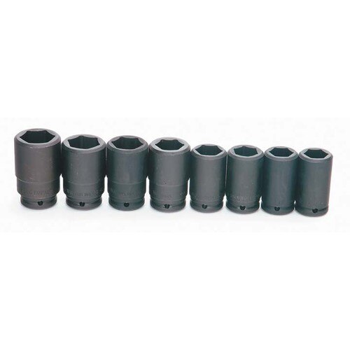 Socket Set, 8 Pieces, 3/4 Inch Dr, Impact, 3/4 Inch Size