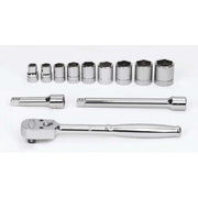 Socket/Tool Set, 13 Pieces, 6-Point, 3/8 Inch Dr