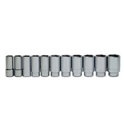 Socket Set, 11 Pieces, 3/4 Inch Dr, Deep, 3/4 Inch Size