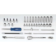Socket/Tool Set, 38 Pieces, 6-Point, 1/4 Inch Dr