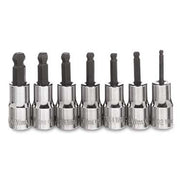 Socket Set, 7 Pieces, 1/4 Inch Dr, 1/4 Inch Size