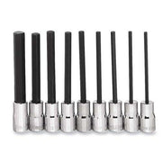 Williams 1/4" Dr Long Hex Bit Socket Set 9 Pcs
