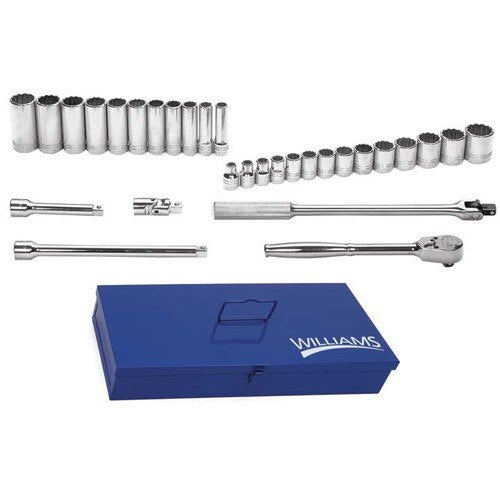 Williams 30 Pcs Tool Set/W Tb-104 Metal Tool Box
