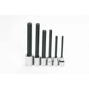 Williams 1/2" Dr Long Hex Bit Socket Set 6-Pcs
