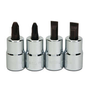 Williams 1/2" Dr Screw Bit Socket Set 4 Pcs