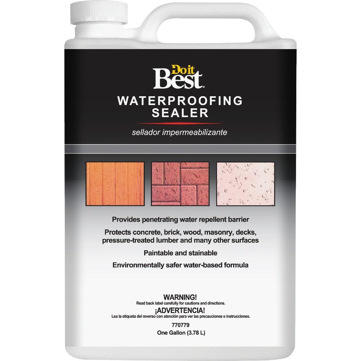 Clear Water-Based Waterproofing Sealer, 1 Gal.