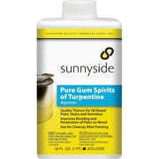 Sunnyside 1 Pint Pure Gum Spirits Turpentine