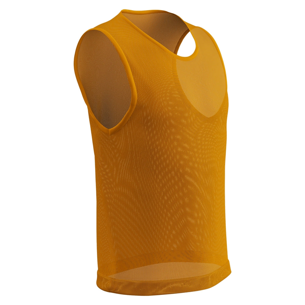 Scrimmage Micro Mesh Soccer Pinnie 6 Pack - Neon Orange - Adult - Medium