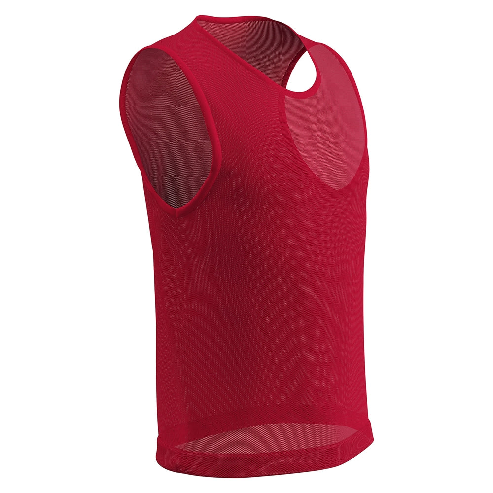 Scrimmage Micro Mesh Soccer Pinnie 6 Pack - Scarlet - Youth - Medium